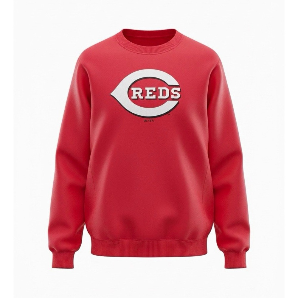 Fanatics Cincinnati Reds MLB Red Crewneck Sweatshirt, Size XL